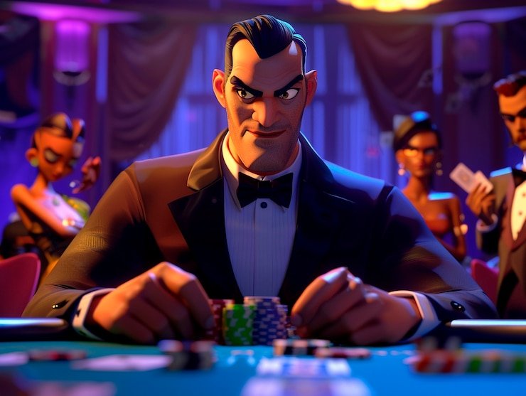 Live casino table with dealer and multi-camera view
